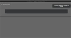Desktop Screenshot of in-master.com
